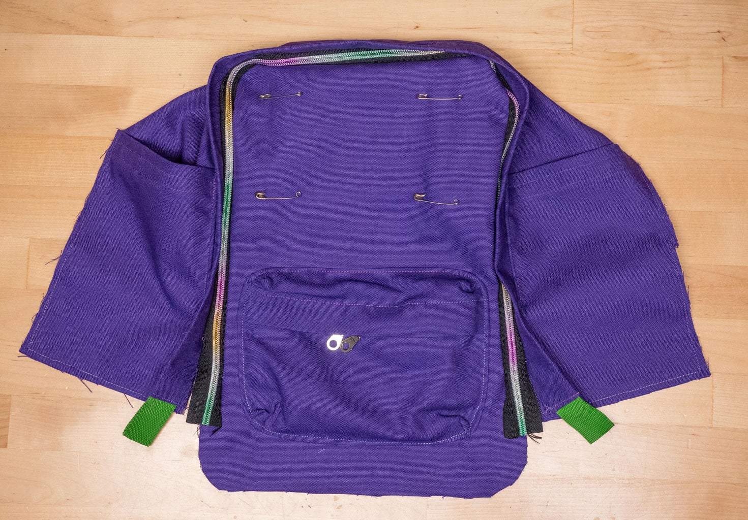 Sew Sides Including Main Compartment Zipper