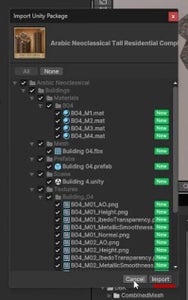 Import Assets From Unity Asset Store