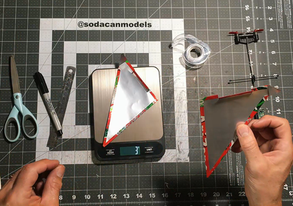 Weigh the Wings and Test Fit RC Module