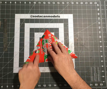 Trace and Cut Out the 2nd Delta Wing