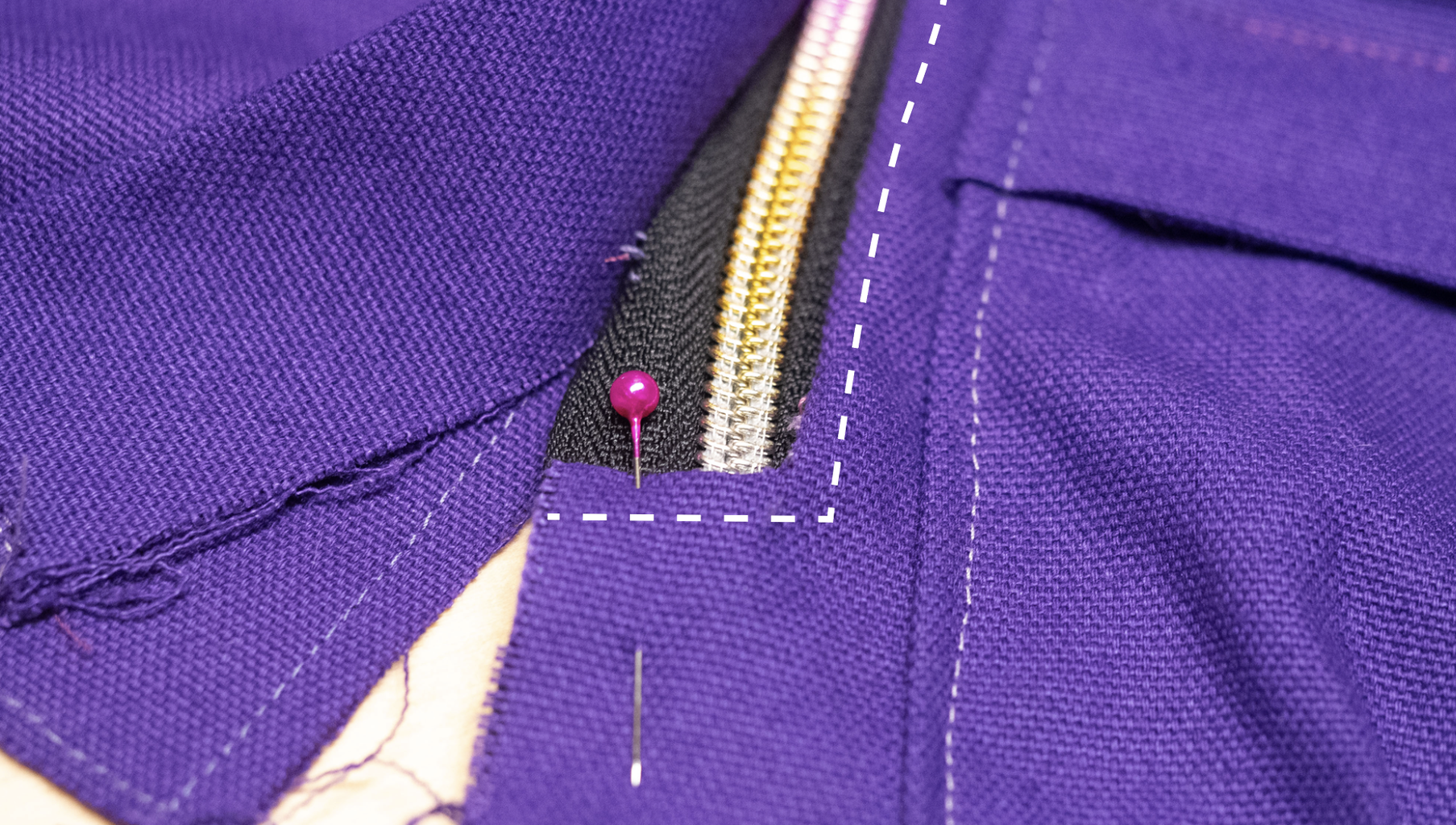 Sew Sides Including Main Compartment Zipper
